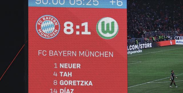 鲸鱼直播足球-疯狂8比1！凯恩+奥利塞+迪亚斯>德甲其他17队