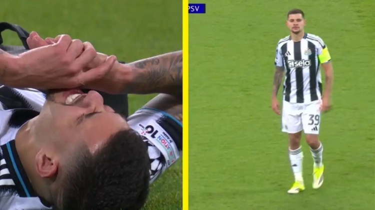 鲸鱼直播体育-英媒：吉马良斯伤退，纽卡接下来将战维拉、巴黎、利物浦和曼城