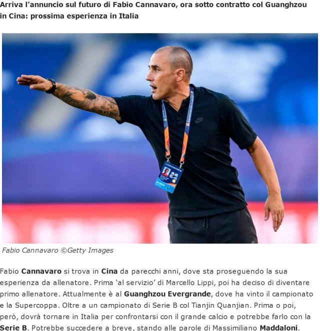 鲸鱼直播-意媒:前搭档透露卡纳瓦罗或离队 可能性高达50%